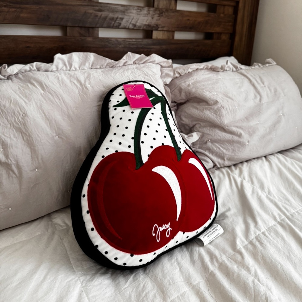 Juicy Couture Pillow Cherry Accent Pillow